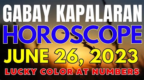 horoscope ngayon